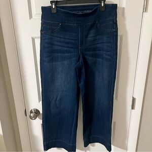 Chicos Perfect Stretch Pull On Wide Ankle Jean size Chico’s 1.5 US 10
